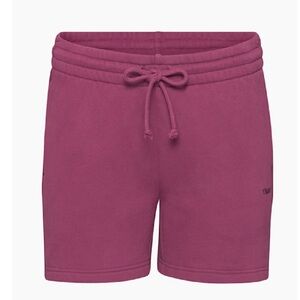 Aritzia TNA Boyfriend Cozy Fleece Port Purple 🍇 Shorts - Size M - 5” Inseam